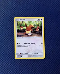 Pokemon Eevee TCG Ultra Prism Card 105/156 Regular Common - Image 1