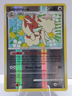 Lopunny LV.40 21/99 Reverse Holo Rare Platinum Arceus 2009 Pokemon Card NM/LP - Image 1