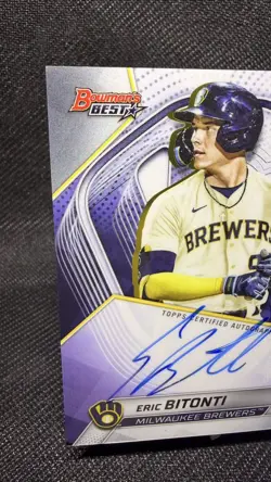 2025 Bowman's Best - Best of 2025 Autographs Eric Bitonti #B25-EBI (AU, RC) - Image 4