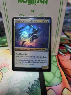 Wraith, Vicious Vigilante - Marvel’s Spider-Man (SPM) - MTG - FOIL - NM - Image 1