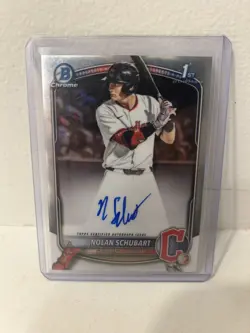 2025 Bowman Draft 1st Nolan Schubart Auto Guardians 1st auto on card - Image 1