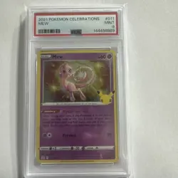2021 POKEMON CELEBRATIONS #011 MEW PSA 9 - Image 1
