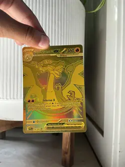 Mega Charizard X ex - 130/094 - Phantasmal Flames - MUR Gold - Pokemon TCG NM - Image 1