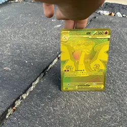 Mega Charizard X ex - 130/094 - Phantasmal Flames - MUR Gold - Pokemon TCG NM - Image 3