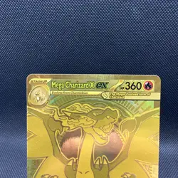 Mega Charizard X ex 130/094 Gold Phantasmal Flames Pokemon TCG - Image 2