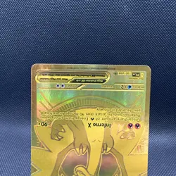Mega Charizard X ex 130/094 Gold Phantasmal Flames Pokemon TCG - Image 3