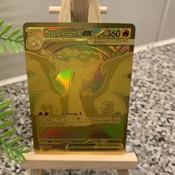 Pokemon TCG Card - Mega Charizard X Ex - Gold 130/94 Phantasmal Flames - Image 2