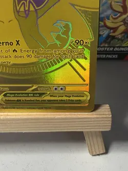 Pokemon TCG Mega Charizard Ex 130/094 Phantasmal Flames Gold UR Mint Condition - Image 3