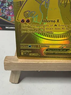 Pokemon TCG Mega Charizard Ex 130/094 Phantasmal Flames Gold UR Mint Condition - Image 4