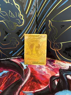 Pokemon TCG : Phantasmal Flames - Mega Charizard X ex 130/094 Hyper Rare Gold - Image 1