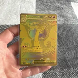 Mega Charizard X EX Pokemon TCG Phantasmal Flames 130/094 Gold Mega Ultra Rare - Image 3
