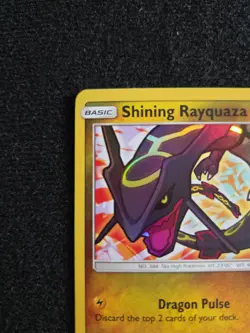 Pokemon TCG Shining Rayquaza Card Shining Legends 56/73 Holo Shiny - LP+ - Image 3