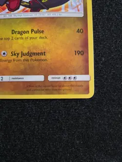 Pokemon TCG Shining Rayquaza Card Shining Legends 56/73 Holo Shiny - LP+ - Image 5