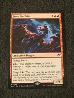 Magic The Gathering MTG - Nova Hellkite - EOE - Image 1