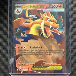 Mega Charizard Y ex 022/217 Double Rare Ascended Heroes Pokemon NM/M - Image 1
