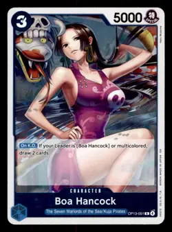 Boa Hancock OP13-051 Rare Carrying On His Will One Piece Foil Near Mint - Image 1