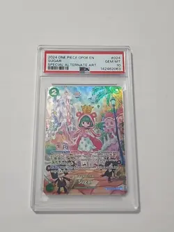 2024 ONE PIECE OP06 WINGS OF THE CAPTAIN SPECIAL ALT ART 024 SUGAR PSA 10 SP - Image 1