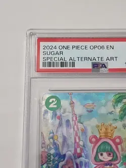 2024 ONE PIECE OP06 WINGS OF THE CAPTAIN SPECIAL ALT ART 024 SUGAR PSA 10 SP - Image 2