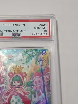 2024 ONE PIECE OP06 WINGS OF THE CAPTAIN SPECIAL ALT ART 024 SUGAR PSA 10 SP - Image 3