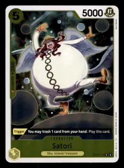 Satori (Reprint) OP05-105 Rare Premium Booster -The Best- One Piece Near Mint - Image 1