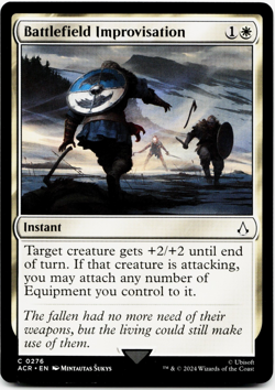 Battlefield Improvisation [Universes Beyond: Assassin's Creed] MTG Magic NM/M ⚪ - Image 3
