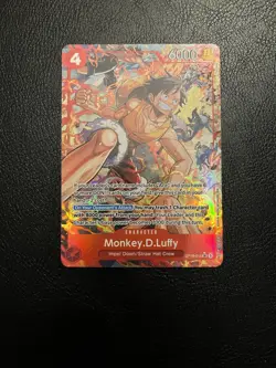 One Piece TCG Monkey D. Luffy OP16-015 Alt Art SR The Time Of Battle - Image 1