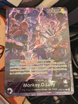 Monkey.D.Luffy One Piece(English Version 2nd Anniversary Set) OP09-061-Mint 10+ - Image 1