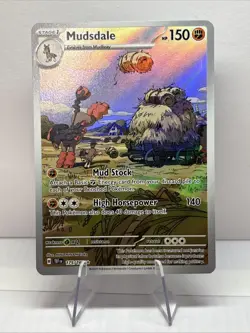 Mudsdale Holo Illustration Rare SV05: Temporal Forces 175/162 NM - Image 1