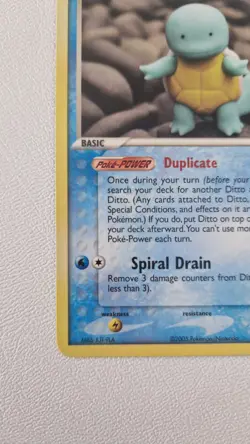 Pokemon Card Ditto (Squirtle) 64/113 EX Delta Species 2005 Non-Holo - Image 4