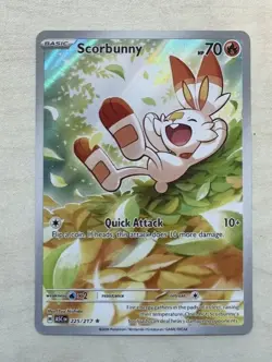 Pokemon TCG Scorbunny 225/217 Ascended Heroes Illustration Rare NM - Image 1