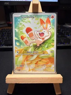 Pokemon TCG Scorbunny 225/217 - Illustration Rare - Ascended Heroes - NM - Image 1