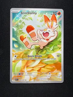 Pokemon TCG Scorbunny 225/217 - Illustration Rare - Ascended Heroes - NM - Image 2