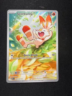 Pokemon TCG Scorbunny 225/217 - Illustration Rare - Ascended Heroes - NM - Image 2