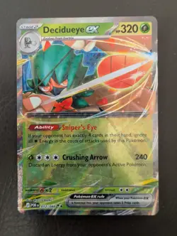 Decidueye ex 012/088 Perfect Order Pokemon Card Double Rare Holo NM/M - Image 1