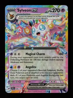 Sylveon ex 086/191 Double Rare Surging Sparks Pokemon Cards - Image 1