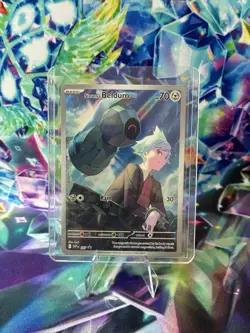 Steven's Beldum 207 SVP Full Art Holo Promo English Pokemon Card Mint - Image 1