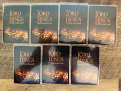 LOTR Lord of the Rings TCG Rise of Saruman Complete 7 card Starter Set - Image 2