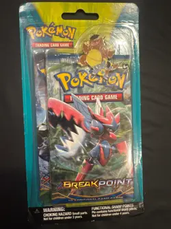 One Pokemon TCG SEALED XY BreakPoint 10 Card Booster Pack! Still sealed with pin - Image 1
