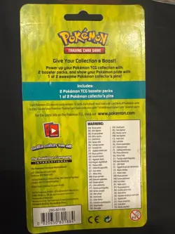 One Pokemon TCG SEALED XY BreakPoint 10 Card Booster Pack! Still sealed with pin - Image 3