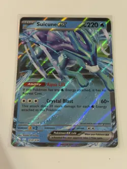Suicune ex 010/034 Holo Classic Collection Trading Card Game Classic Pokemon NM - Image 1