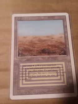 Scrubland - Revised - Near Mint Condition MTG Dual Land - Image 1