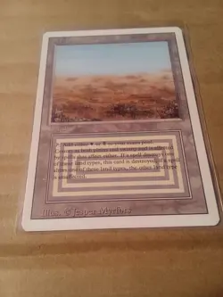 Scrubland - Revised - Near Mint Condition MTG Dual Land - Image 2