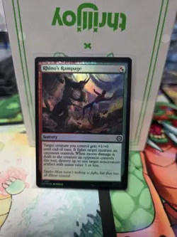 Rhino’s Rampage - Marvel’s Spider-Man (SPM) - MTG - FOIL - NM - Image 1