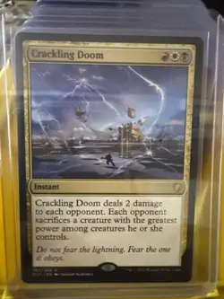 MTG Crackling Doom Commander 2017 167/309 Regular Rare - Image 1