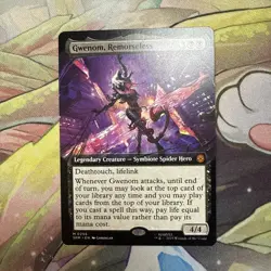 MTG Marvel Spider-Man, Gwenom, Remorseless - Extended Art Non Foil - Image 1