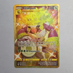 Rillaboom 197/189 - Pokemon Darkness Ablaze Sword & Shield Secret Rare Card NM - Image 1