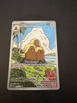 Alolan Dugtrio - Holo Illustration Rare SV08: Surging Sparks 208/191 NM - Image 1