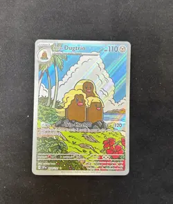 Alolan Dugtrio 208/191 Illustration Rare Surging Sparks Pokemon Holo Near Mint - Image 1