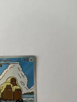 Pokemon Alolan Dugtrio Sv08 Surging Sparks 208/191 Illustration Rare Holo 110 HP - Image 3