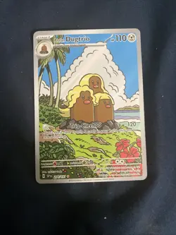 Alolan Dugtrio 208/191 Holo Illustration Rare PokemonTCG SV08: Surging Sparks - Image 1